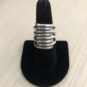 UNOde50 Tornado Silver Ring